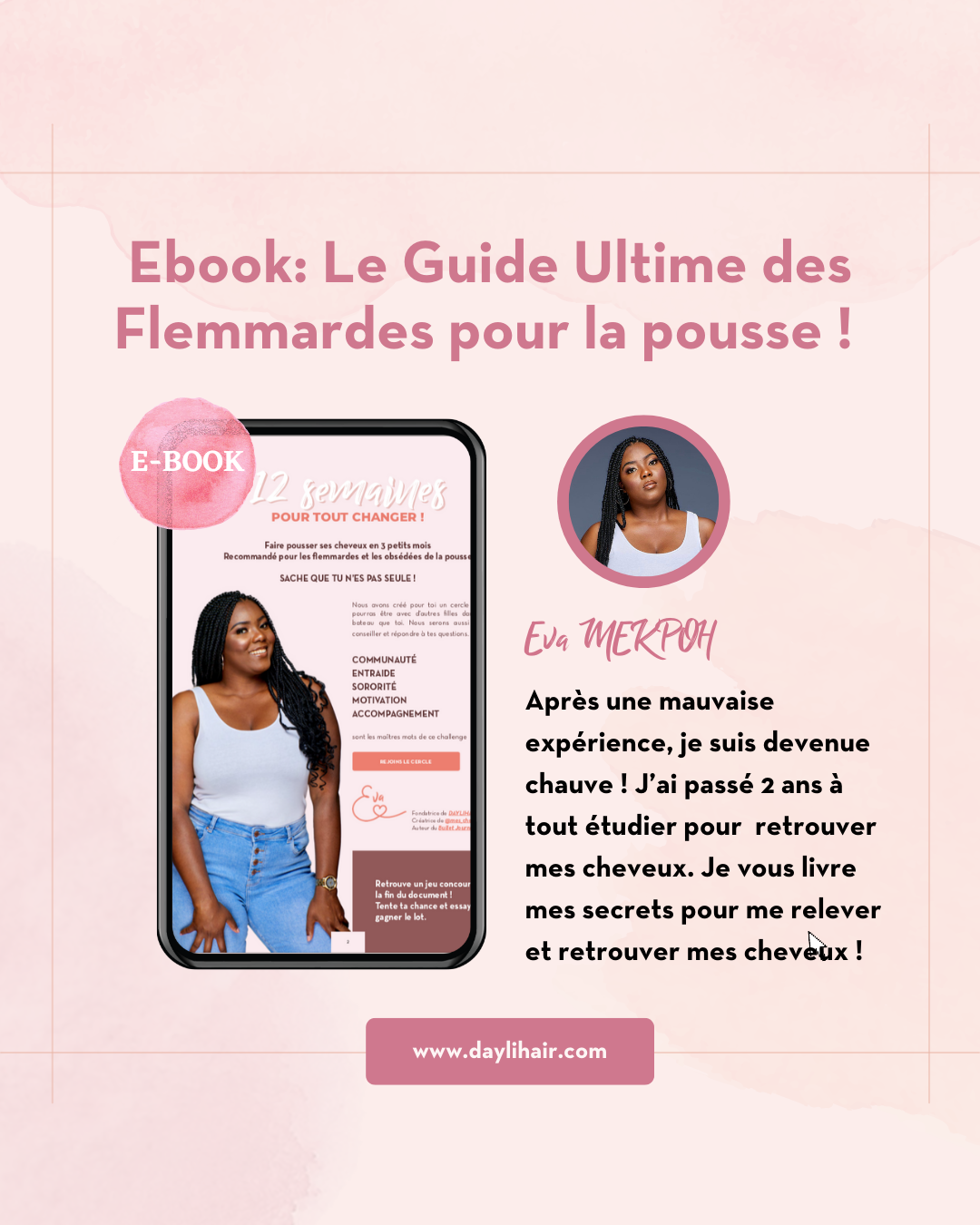 Ebook Pousse : Routine & Plan d'action (3 mois) 💌